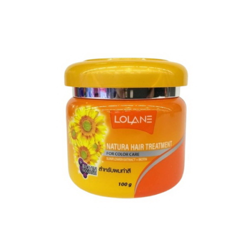 Masque pour cheveux colorés Lolane Natura – Protection de la couleur, 100 g