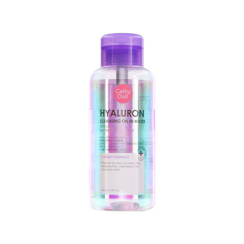 Olejek hydrofilowy do demakijażu Cathy Doll z kwasem hialuronowym, 120 ml