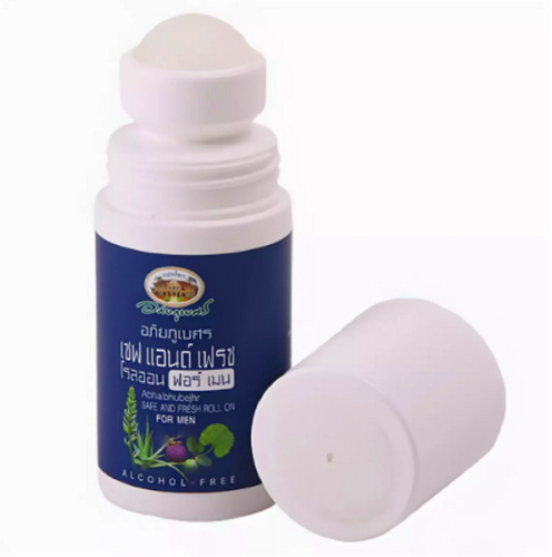Déodorant à bille Abhaibhubejhr formule clinique aux herbes pour hommes, 50 g