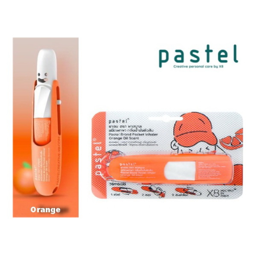 Тайський інгалятор для носа Pastel Апельсин