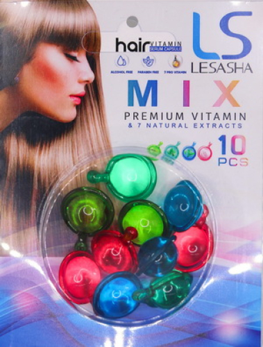 Капсули для волосся Lesasha Hair Serum Vitamin мікс, блістер, 10 шт