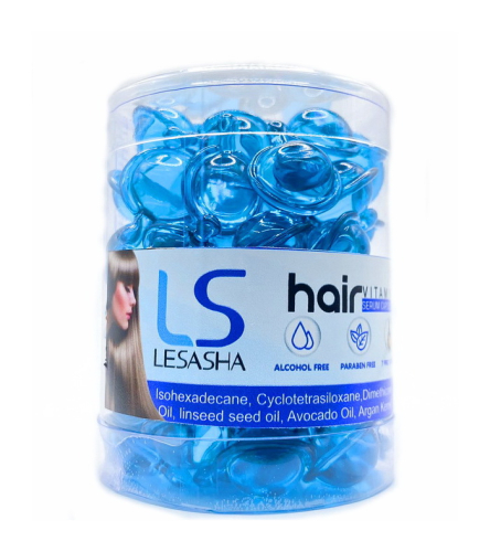 Capsules for hair Lesasha Hair Serum Vitamin with algae, in tube, 50 pcs.