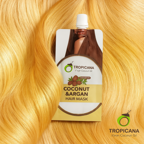 Masque capillaire Tropicana à la noix de coco et à l’huile d’argan, 35 g