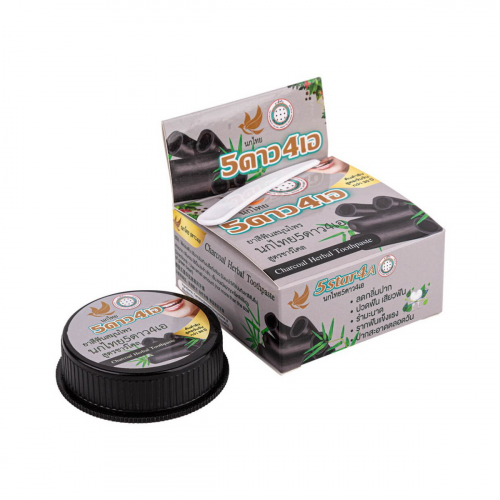 Whitening Thai toothpaste 5 STAR with herbs and bamboo charcoal 25 g