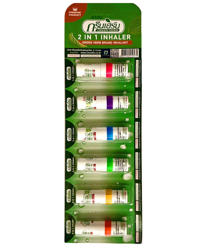 Nasal inhaler Green Herb 2 in 1, Thailand