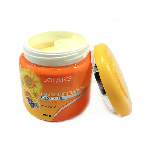 Маска для волос Lolane с экстрактом подсолнечника для окрашенных волос, 250 гр