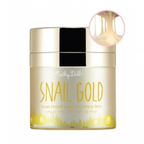 Крем для лица Cathy Doll омолаживающий с муцином улитки и коллоидным золотом Snail Gold 50 мл