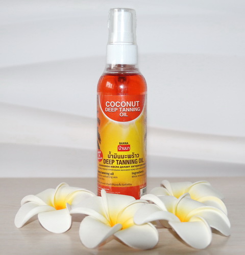 Huile de coco Banna pour le bronzage, naturelle, 120 ml