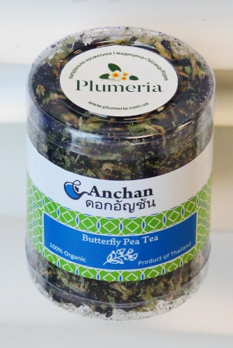Thé bleu Anchan Butterfly Pea Tea en tube, Thaïlande, 50 g