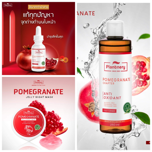 Zestaw kremów Plantnery Pomegranate - przeciwutleniacz z ekstraktem z granatu SET#3, Tailanad
