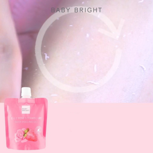Пилинг-гель для тела Baby Bright с розой и клубникой 200 мл