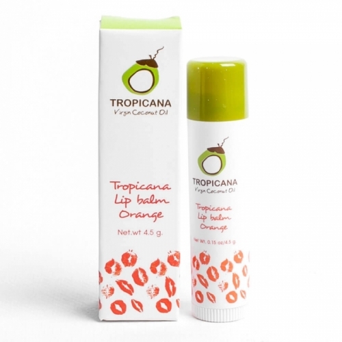 Бальзам для губ Tropicana з кокосовим маслом і апельсином 5 гр