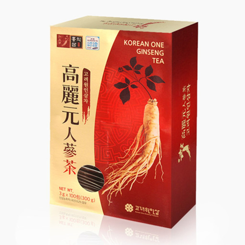 Thé au ginseng coréen KOREAN ONE GINSENG PRODUCTS, 100 sachets × 3 g