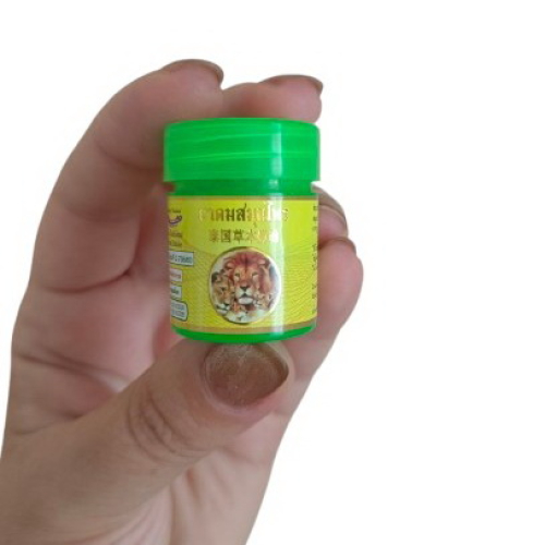 Thai herbal dry inhaler for cold relief, 2 g