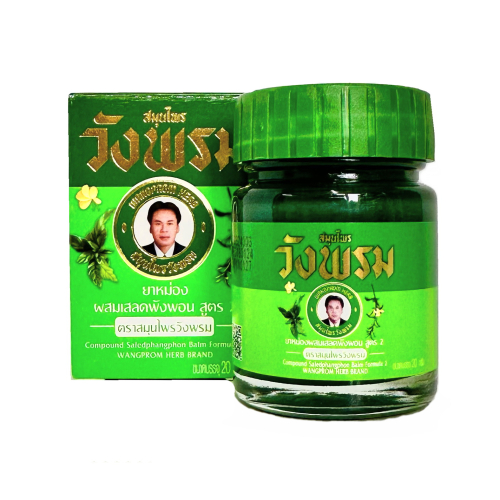 Baume rafraîchissant Wang Prom Vert — thaï anti-inflammatoire, 20 g